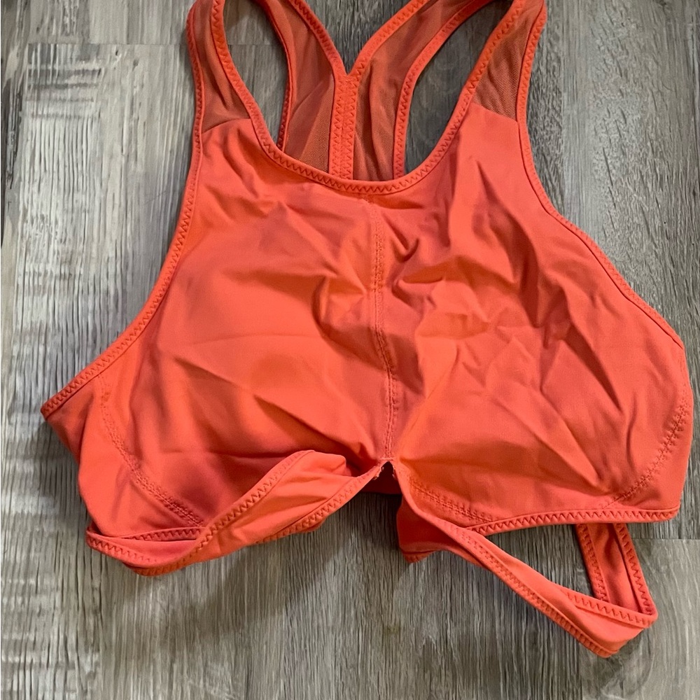 Women's Orange Sports Bra